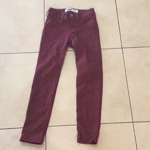Old navy burgundy jeggings